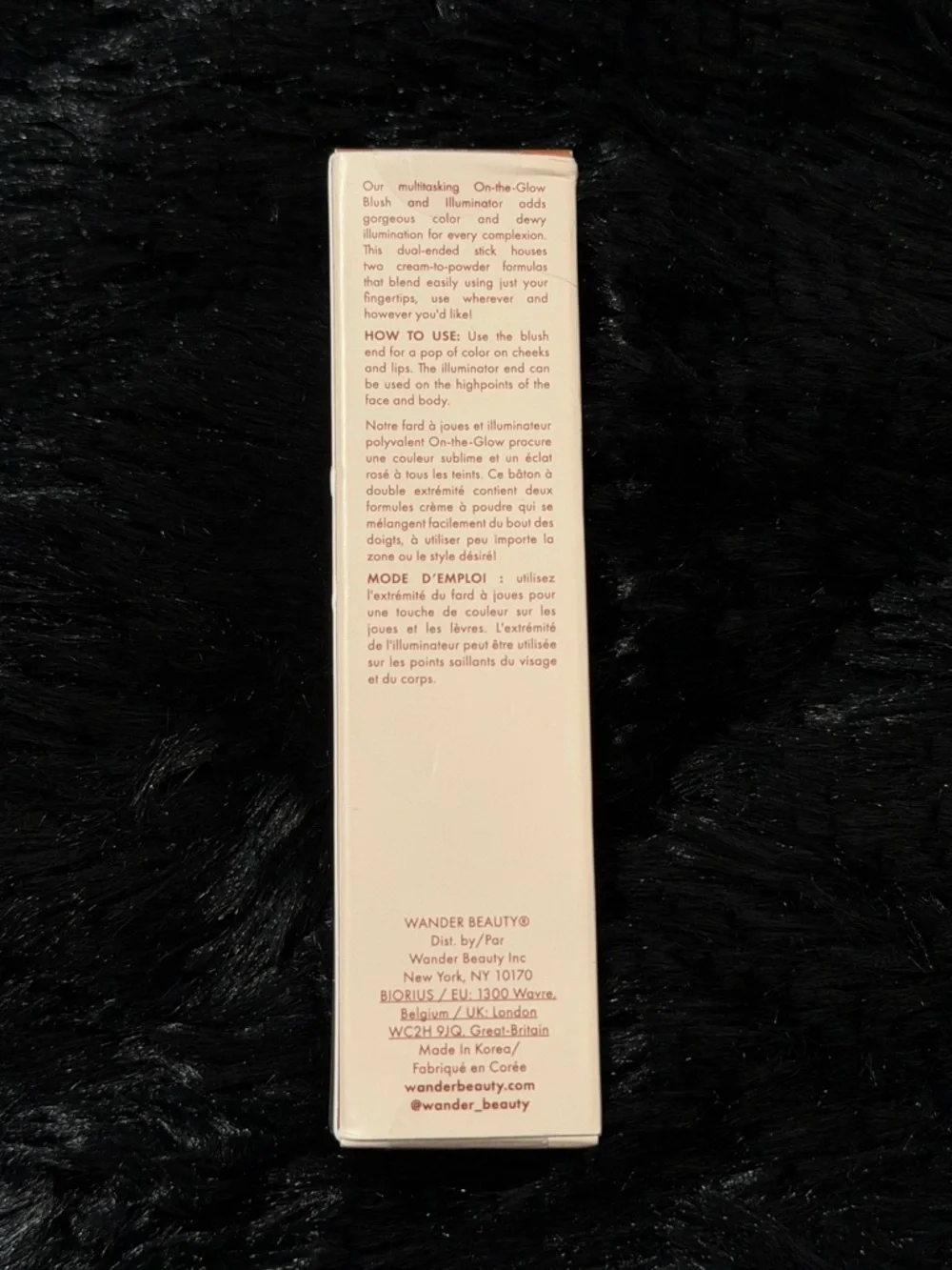 Wander Beauty On-The-Glow Blush & Illuminator Dusk Nude Glow New